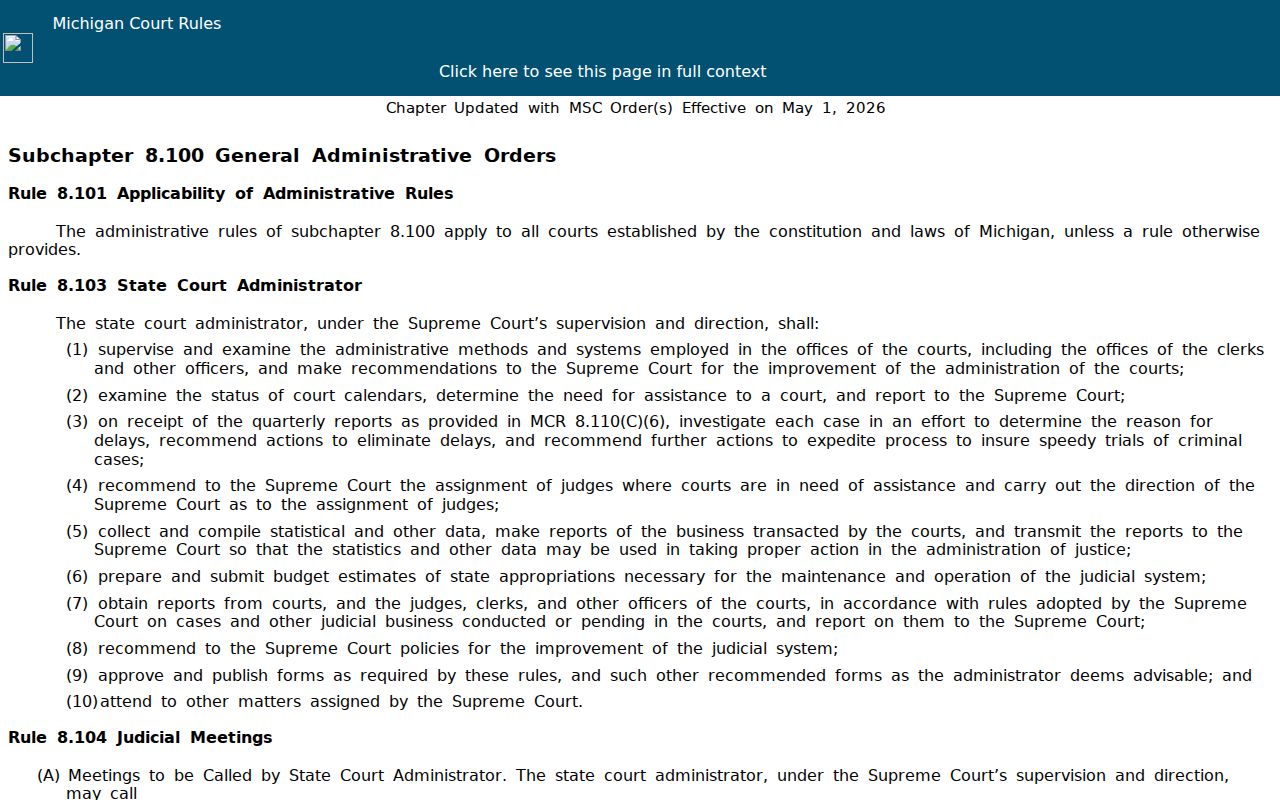 Grand Traverse case lookup source showing Michigan court-record access rules
